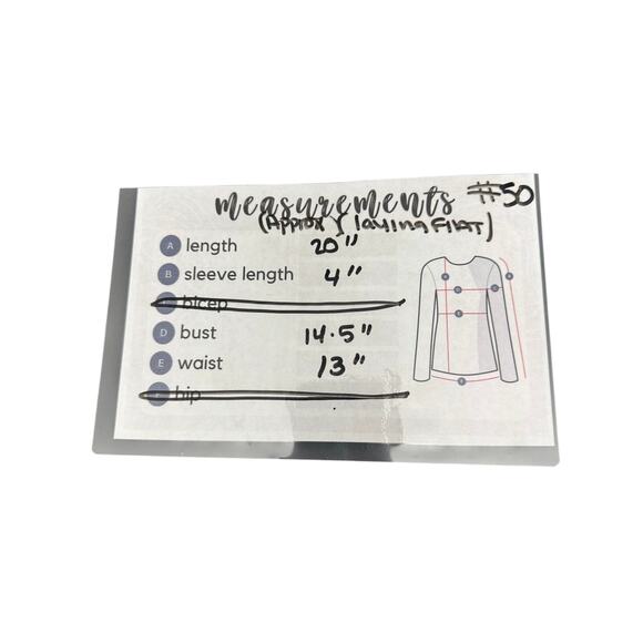 3/$10 50. JAPNA  Babydoll Flutter Sleeve Off Shoulder Peplum Top XS - Picture 6 of 6